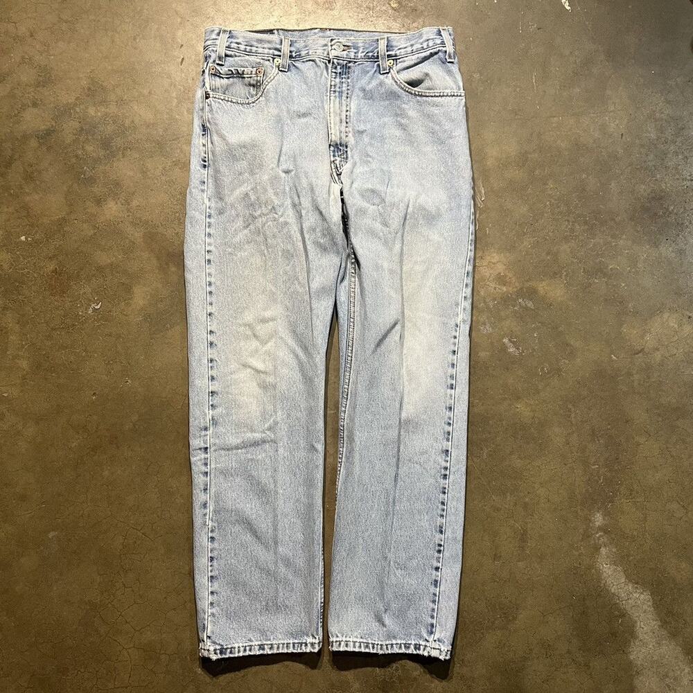 Vintage 90s Levi's 505 Blue Regular Fit Jeans 33x30